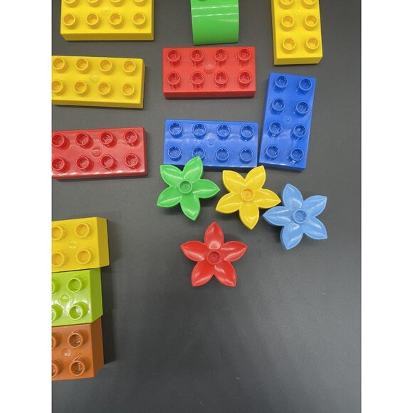 Lego Duplo Lot Toddler Blocks Mixed 95 Pieces Primary Bright Colors Learning Toy - Picture 4 of 10